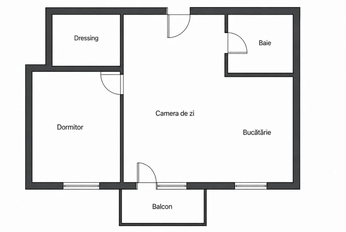 Apartament 2 camere, dressing, balcon, parcare, NewCity Eroilor - foto 4