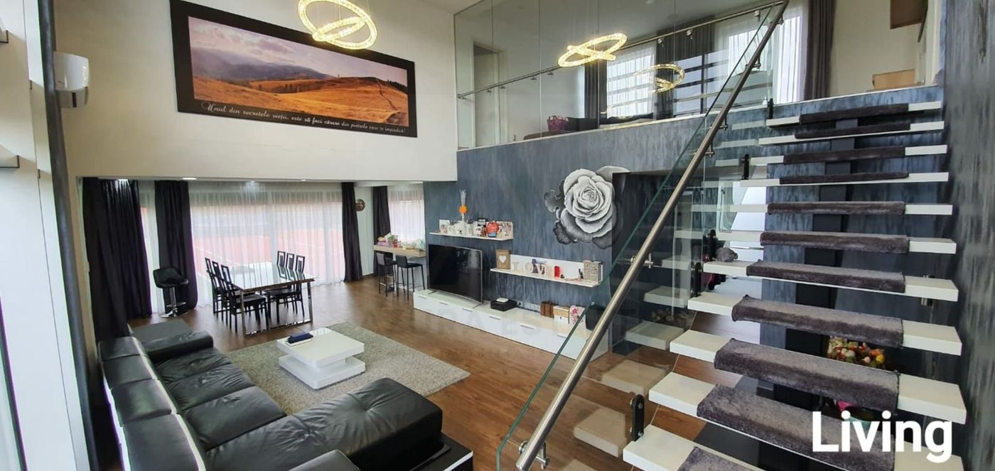 Vila ultrafinisata 550 mp utili si 2000 mp teren amenajat in Sibiu - foto 4