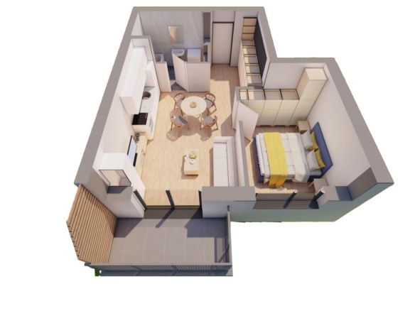 Apartament nou direct dezvoltator ARED RED9 CITY IMAR - foto 2