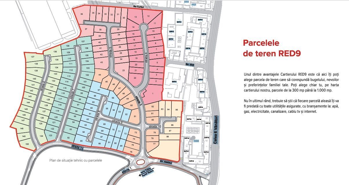 Teren pentru construcție de case, în ARED CITY. - foto 3