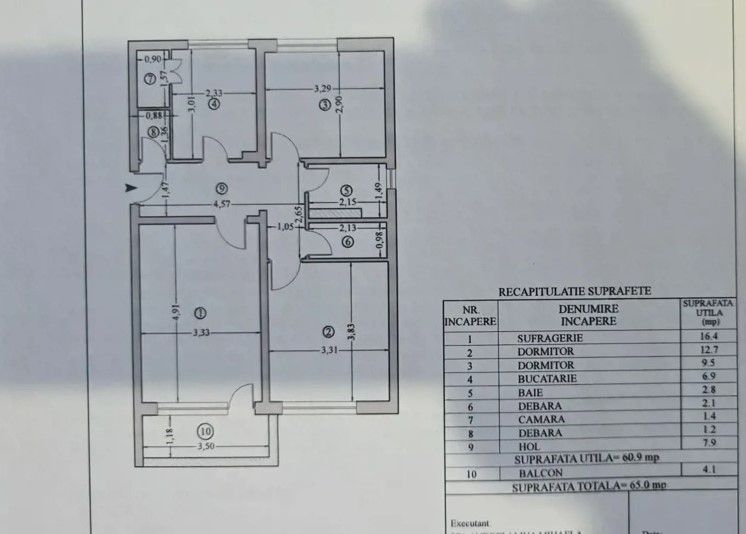 De vanzare apartament cu 3 camere etj 3, Mazepa 1, 80.000 euro - foto 5