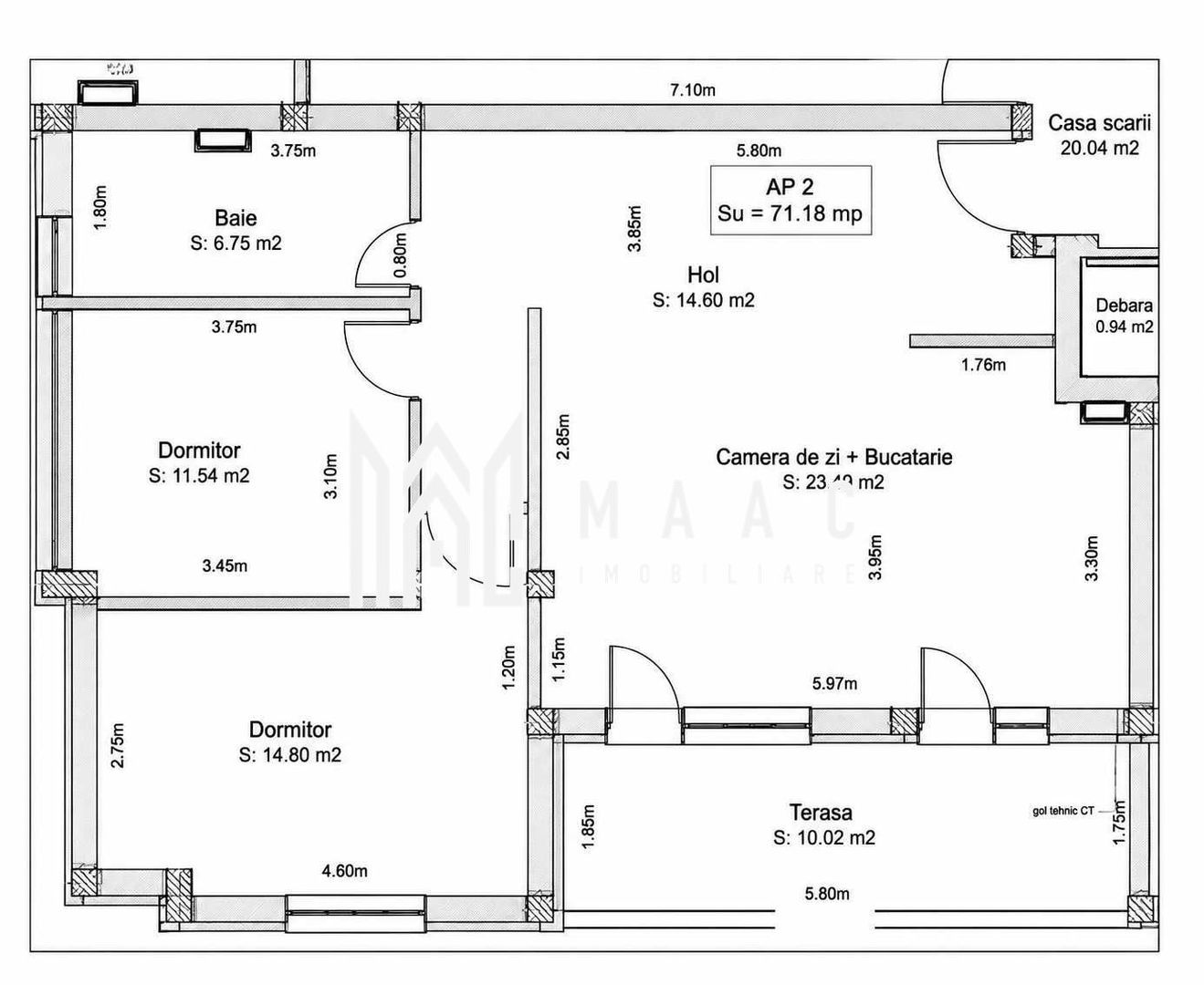 Apartament de vânzare Sibiu | 3 camere | terasă 10 mp - foto 7 Apartament de vânzare Sibiu | 3 camere | terasă 10 mp - foto 7