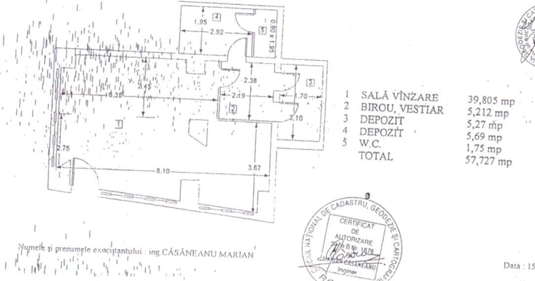 Magheru Lido spațiu comercial 116 mp, parter + subsol, vitrină - foto 3
