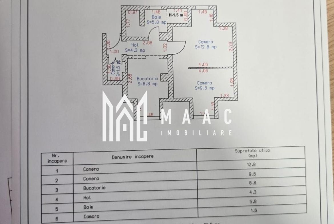 Apartament spatios la cheie 43 mpu Viile Sibiului - foto 2