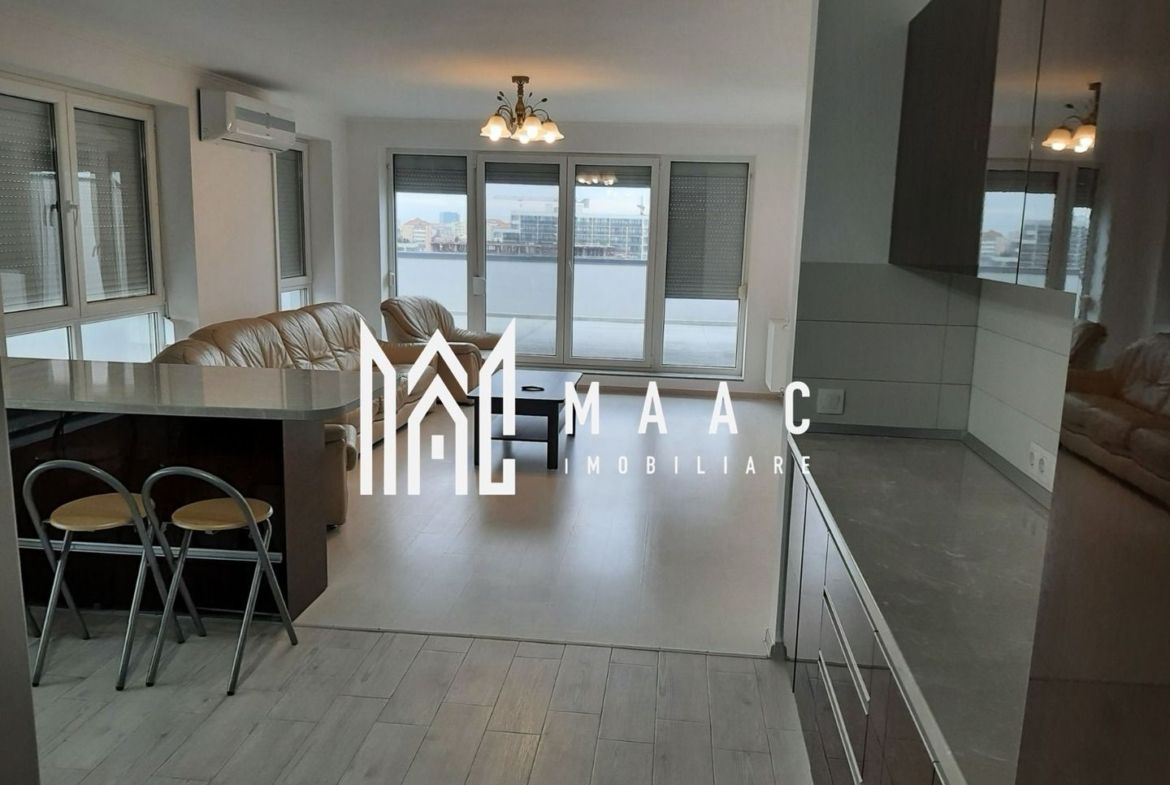 Penthouse 3 camere de închiriat | Șelimbăr | terasă 37 mp - foto 2