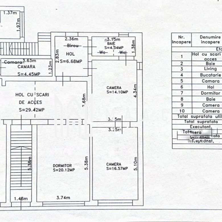 Apartament 4 camere de vânzare | Sibiu, Piața Cluj | intabulat - Imagine principala