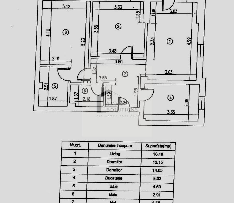 Apartament 3 camere, 71 mp | 2 băi | 2 locuri de parcare subterane | - foto 6