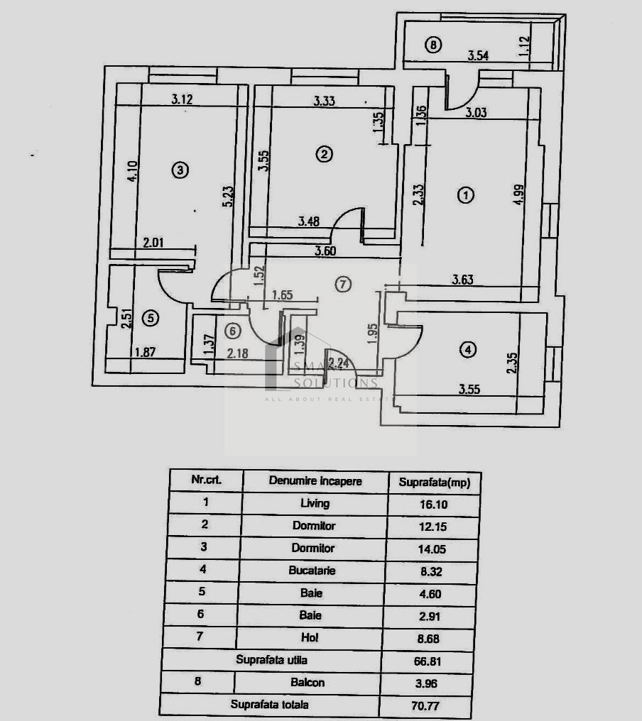 Apartament 3 camere, 71 mp | 2 băi | 2 locuri de parcare subterane | - foto 6 Apartament 3 camere, 71 mp | 2 băi | 2 locuri de parcare subterane | - foto 6