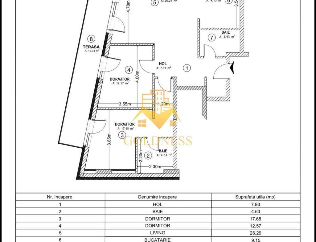 Penthouse zona centrala 100 mp| Proximitate Piata Mihai Viteazu~ Horea - foto 4