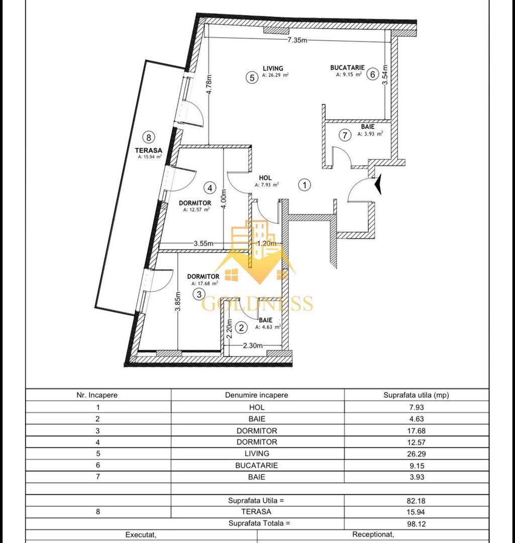 Penthouse zona centrala 100 mp| Proximitate Piata Mihai Viteazu~ Horea - foto 4