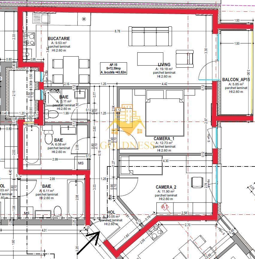 3 camere 80 mp| bloc nZeb 2026 | zona Centrala Horea Mihai Viteazu| - foto 2