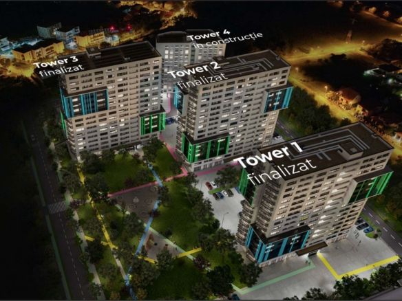 Apartament cu 2 camere in X-city Towers Direct de la dezvoltator - Imagine principala