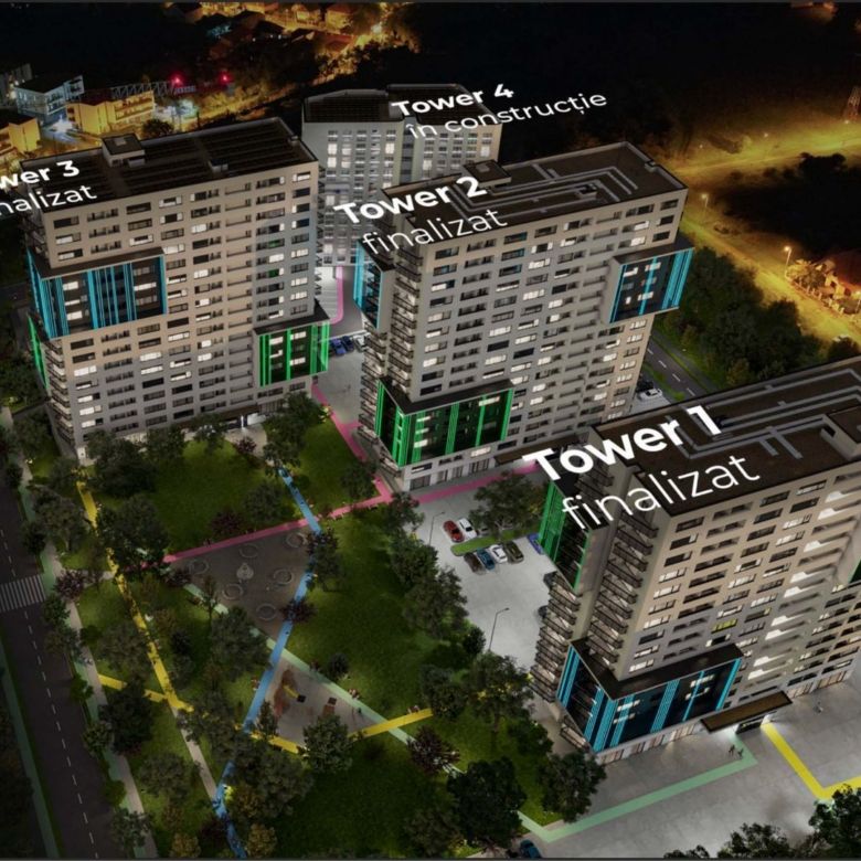 Apartament cu 2 camere in X-city Towers Direct de la dezvoltator - Imagine principala
