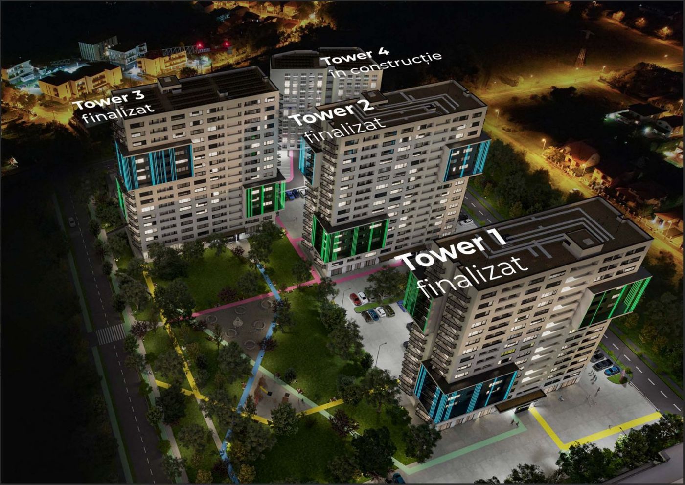 Apartament cu 2 camere in X-city Towers Direct de la dezvoltator - Imagine principala