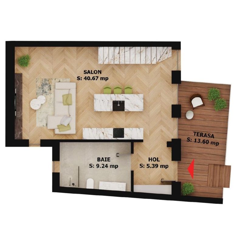 Apartament nou, 2 camere, 248 000 Euro. Comision 0. - Imagine principala
