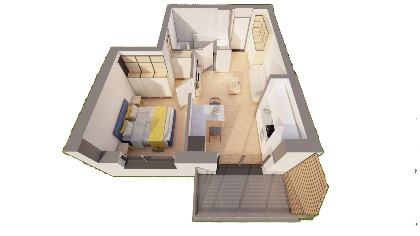 Apartament ARED in noul bloc, cel mai bun pret de pe piata Comision 0 - foto 2