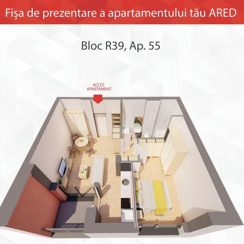Apartament nou tip PENTHOUSE la ARED Comision 0 - Imagine principala