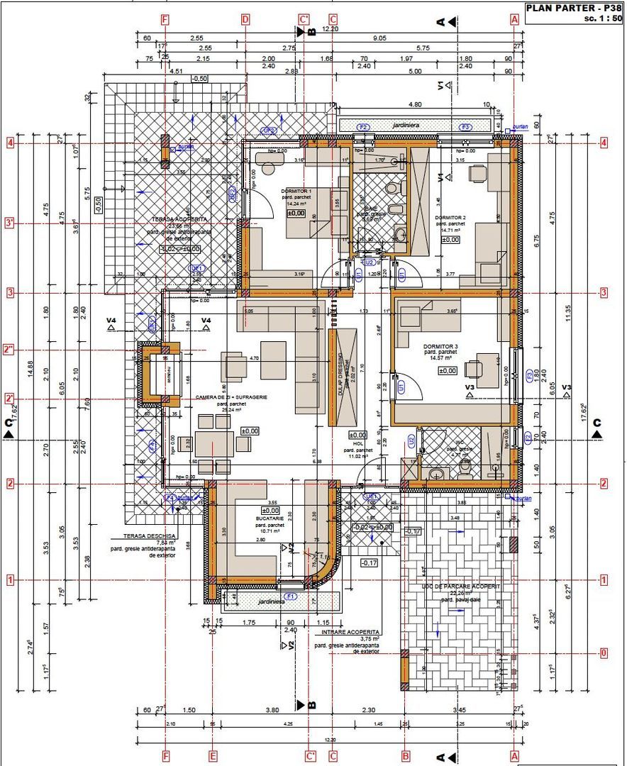 Vilă nou construită, 130 mp, 4 cam,Oradea. 255.000 € + TVA. Comision 0 - foto 3 Vilă nou construită, 130 mp, 4 cam,Oradea. 255.000 € + TVA. Comision 0 - foto 3