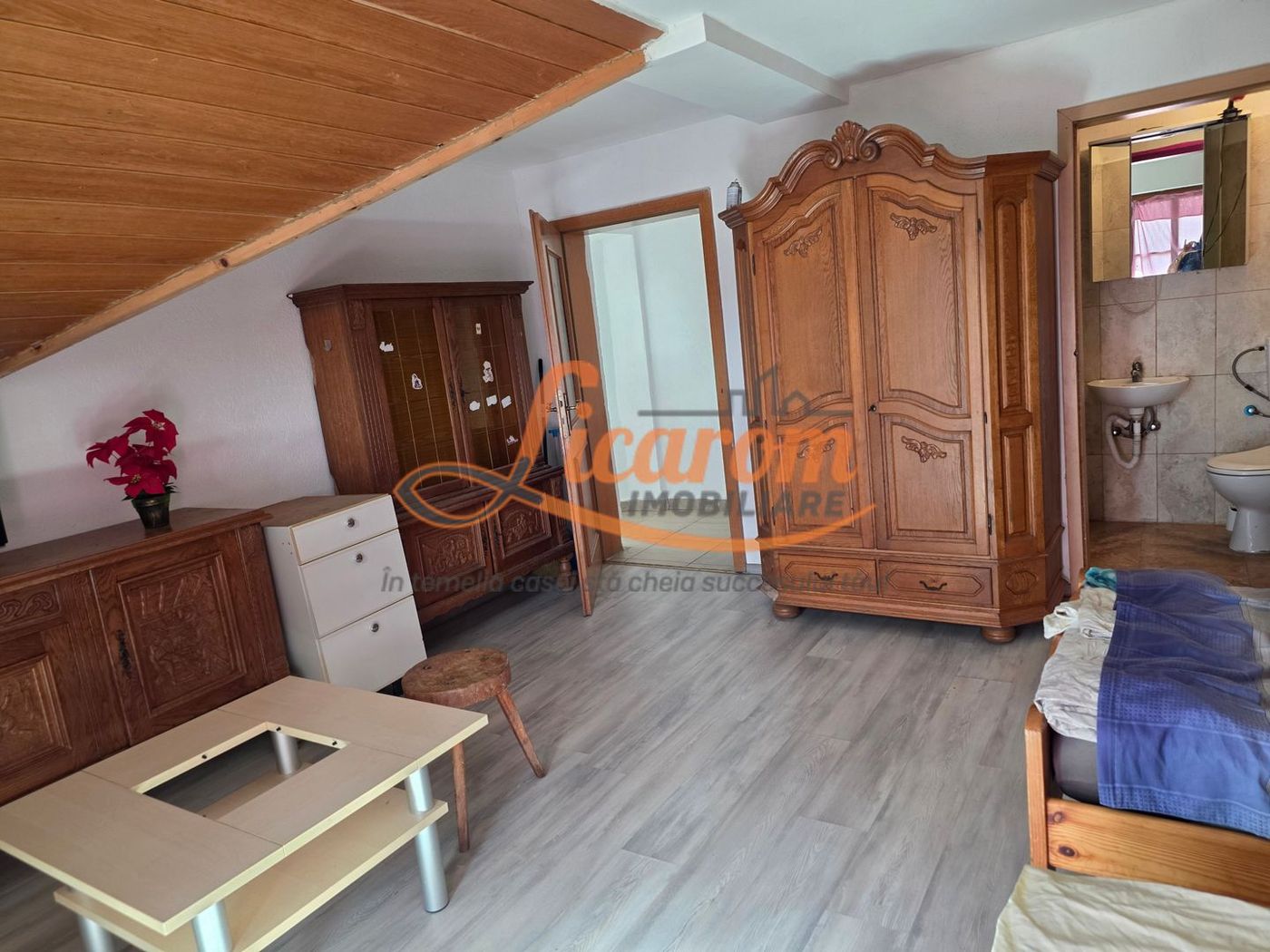 Garsoniera in casa, comuna Cristian,mobilata si utilata. - foto 3