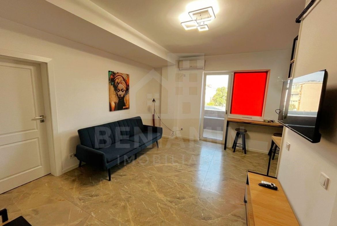 2 Camere-50mp-Centrala-AC-Mobilat-Utilat-Modern-Bloc Nou-Rovine-Penny - foto 2