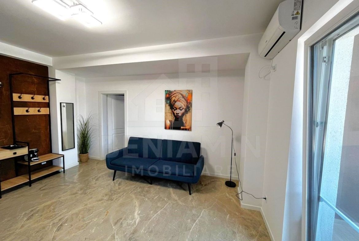 2 Camere-50mp-Centrala-AC-Mobilat-Utilat-Modern-Bloc Nou-Rovine-Penny - foto 3