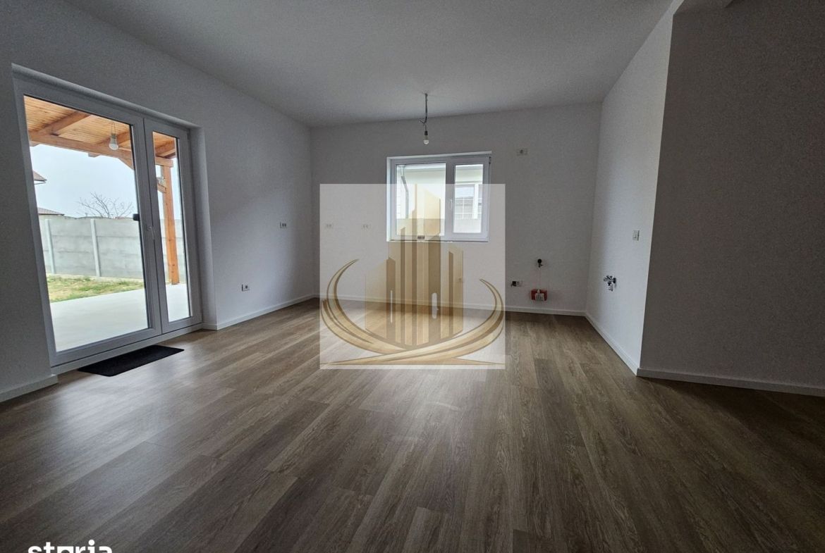 1/2 duplex nou, 3 camere 2 băi, Mănăstirea Şag 91mp pe parter - foto 3