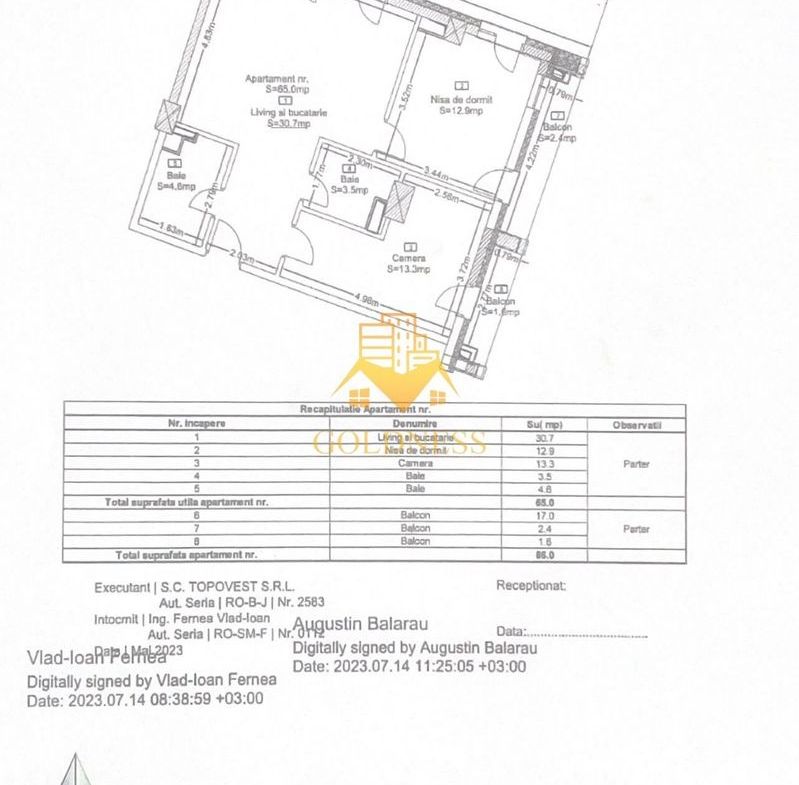 3 camere in cel mai notoriu bloc din Cluj | Wings Zorilor| Tereasa 21m - foto 7