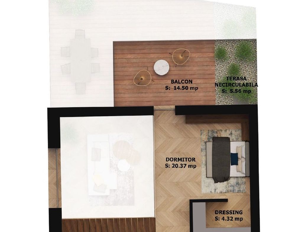 Apartament nou, 2 camere, 281 800 Euro. Comision 0. - foto 2