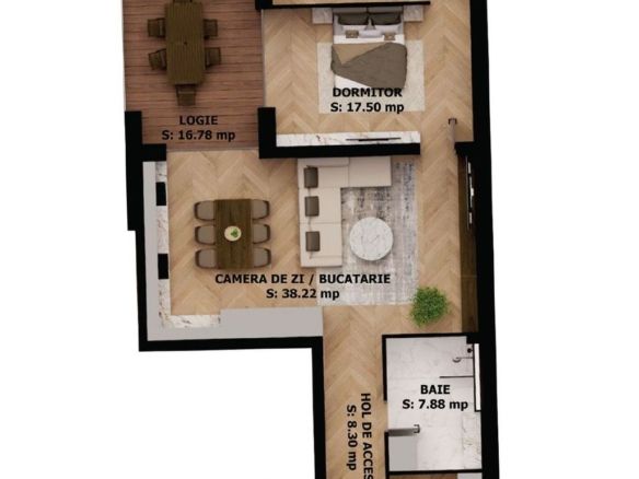 Apartament nou, 2 camere, 212 500 Euro. Comision 0. - Imagine principala