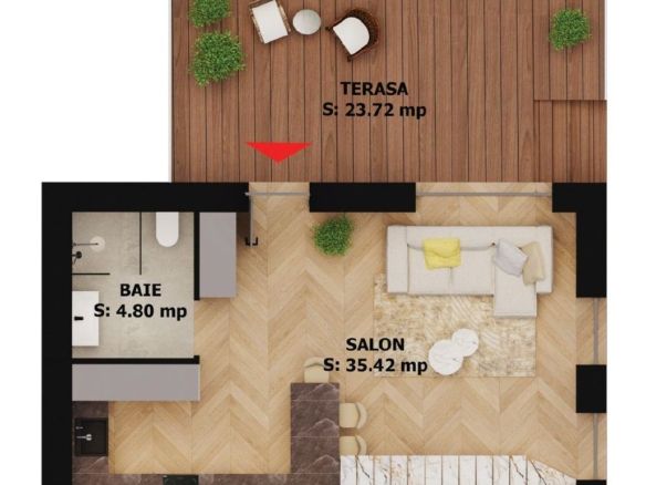 Apartament nou, 2 camere, 184 000 Euro. Comision 0. - Imagine principala