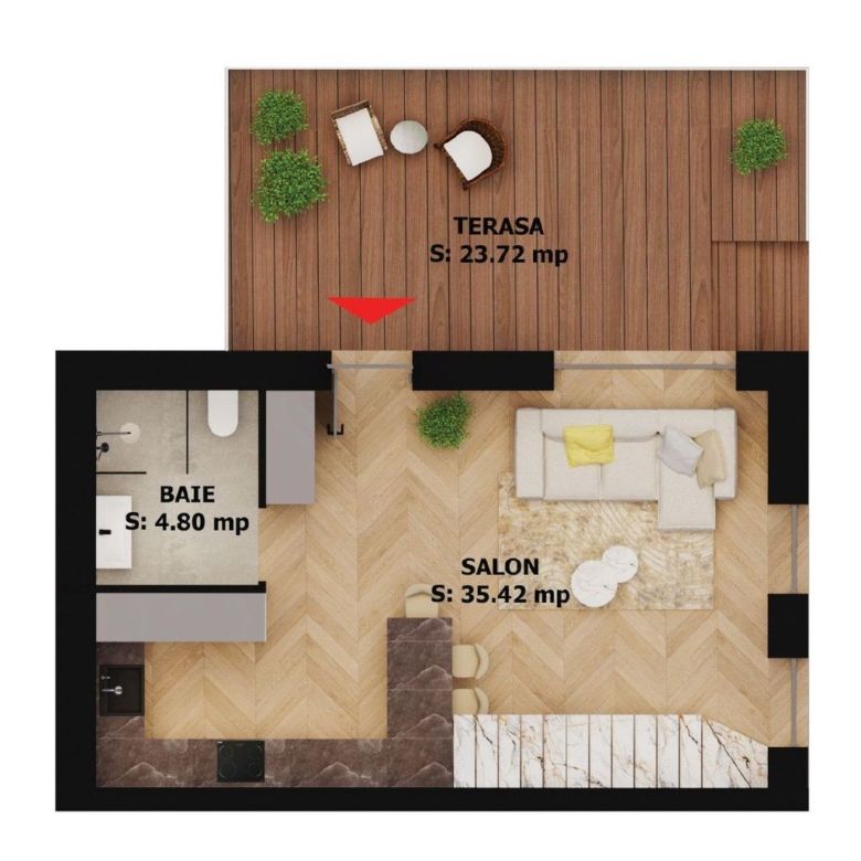 Apartament nou, 2 camere, 184 000 Euro. Comision 0. - Imagine principala