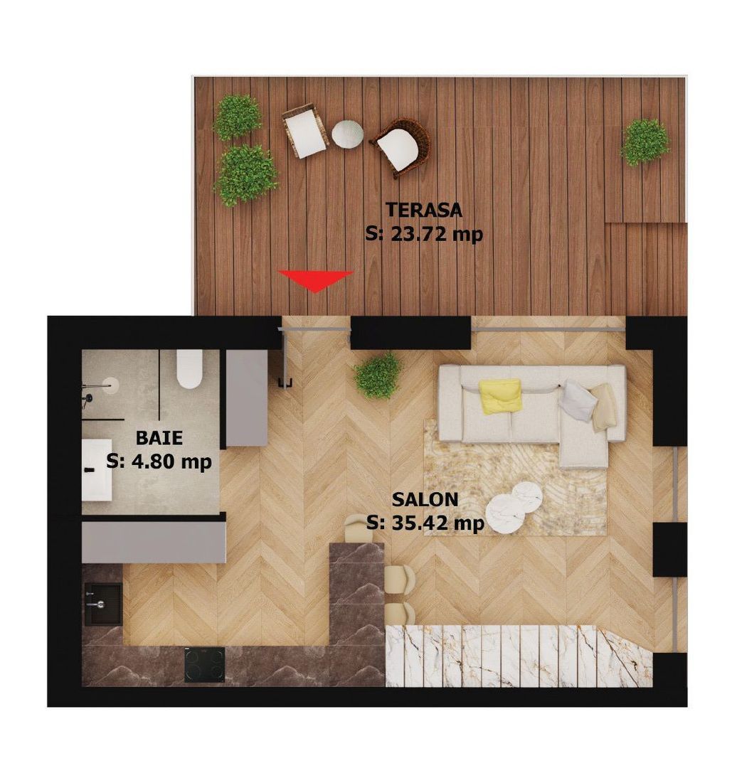 Apartament nou, 2 camere, 184 000 Euro. Comision 0. - Imagine principala