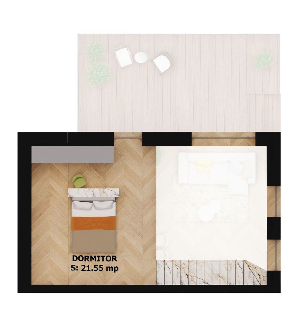Apartament nou, 2 camere, 184 000 Euro. Comision 0. - foto 2
