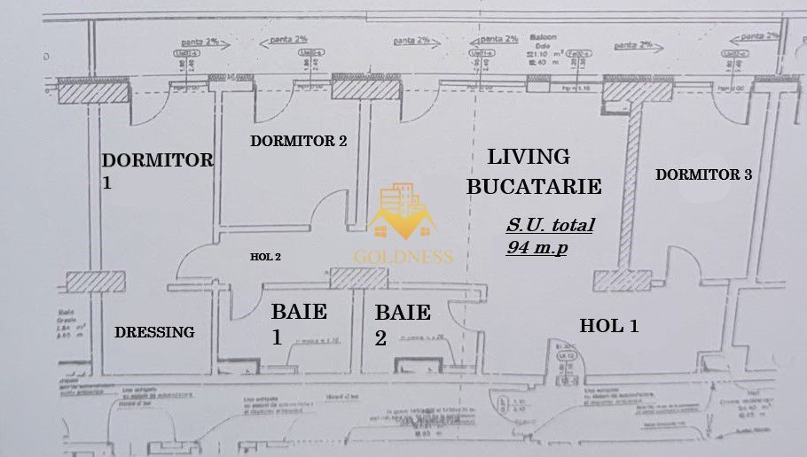 4 camere Centru ,Mihai Viteazu |94 mp finisat et 18 parcare inclusa | - foto 2