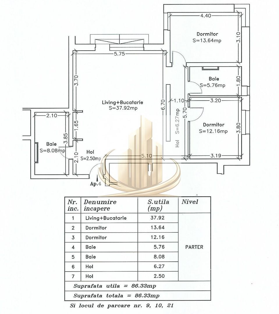 Apartament Premium 3 Camere | 87 MP + Grădină 94 MP | Braytim - Imagine principala