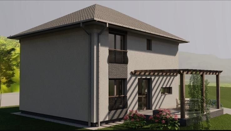 Casa individuala de vanzare, 5 camere, dressing, 3 bai, 600mp curte - Imagine principala