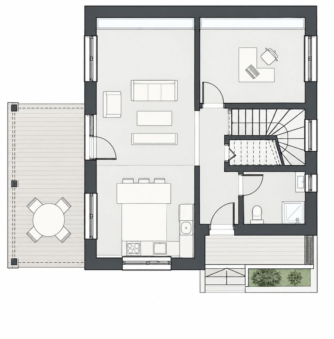 Casa individuala de vanzare, 5 camere, dressing, 3 bai, 600mp curte - foto 5 Casa individuala de vanzare, 5 camere, dressing, 3 bai, 600mp curte - foto 5
