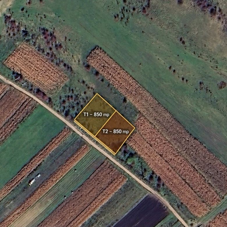 2 parcele teren intravilan de vanzare, Valcele - Imagine principala