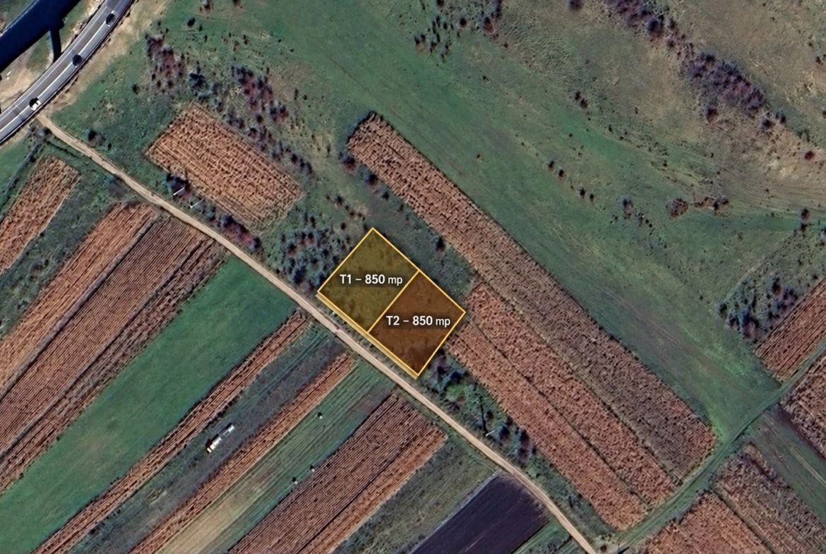 2 parcele teren intravilan de vanzare, Valcele - foto 3