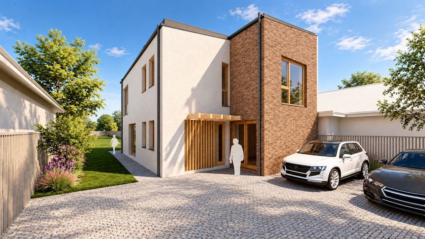 Casa individuala NZEB, 5 camere, 3 bai, finisata, P+ET+POD, Someseni - foto 2