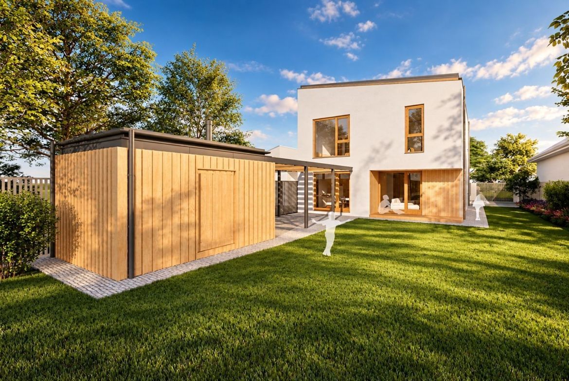 Casa individuala NZEB, 5 camere, 3 bai, finisata, P+ET+POD, Someseni - foto 3