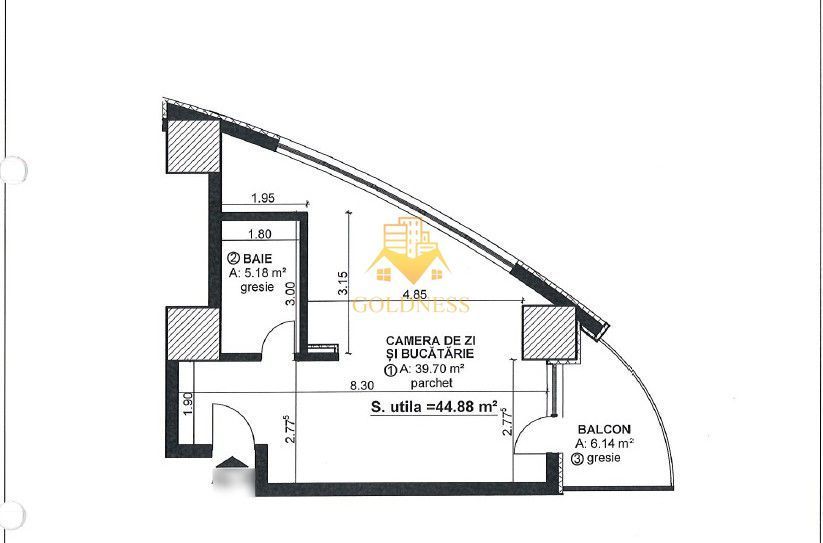 West City!Apartament 45 mp finisat la super pret! Zona Vivo-Manastur| - foto 4