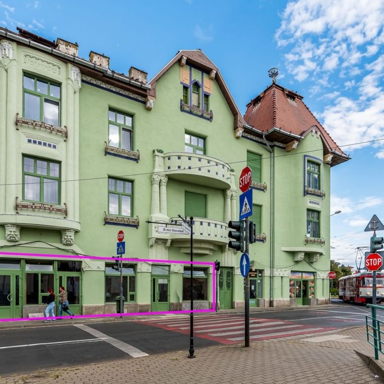 Spațiu comercial spre închiriere | Zona Boul Roșu – Palatul Steiner - Imagine principala