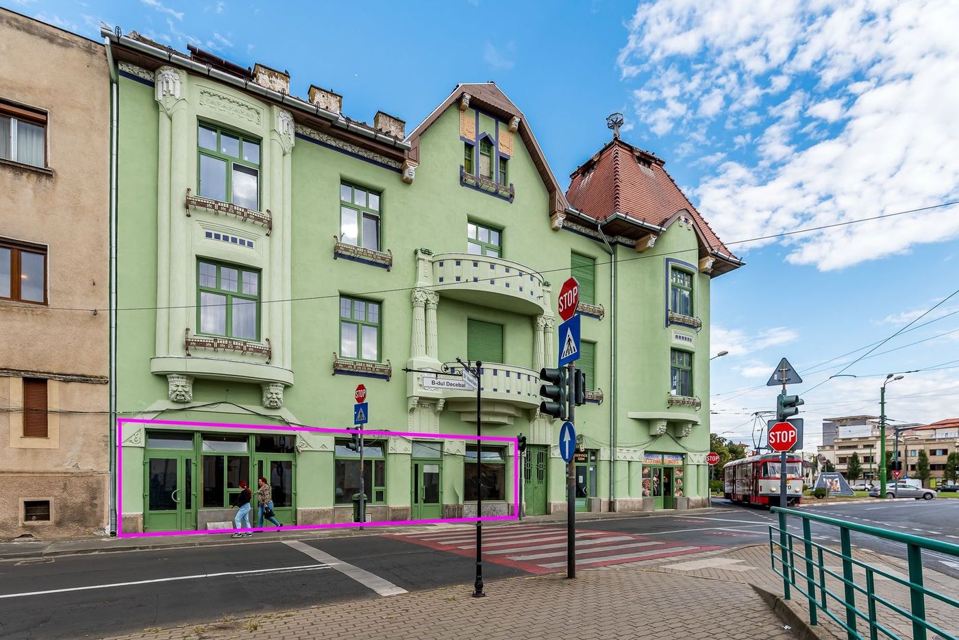 Spațiu comercial spre închiriere | Zona Boul Roșu – Palatul Steiner - Imagine principala