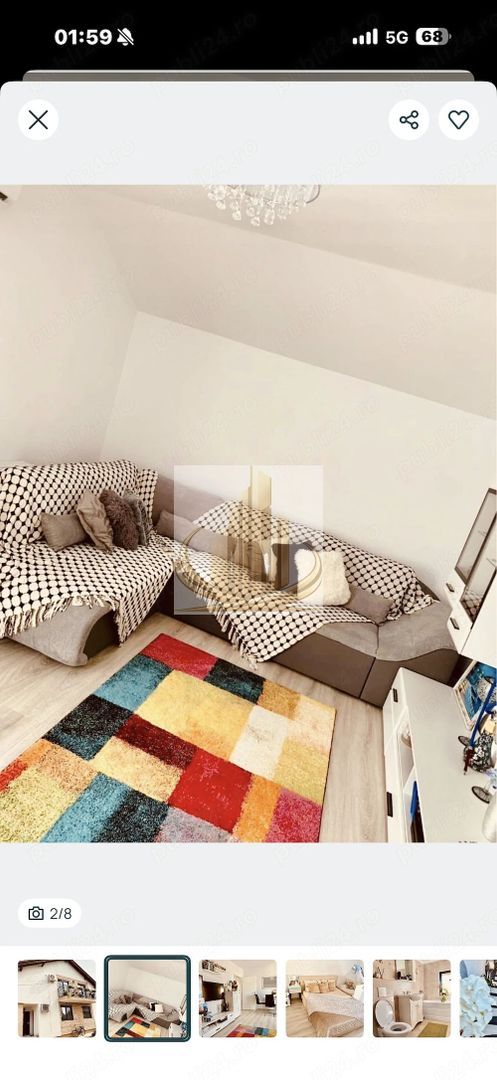 🏡 Apartament cu 2 camere, terasă și loc de parcare | 57 mp utili - foto 2
