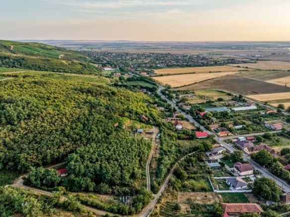 Teren în Miniș, pe deal, 1.150 mp, front 26 m, Drumul Vinului - Imagine principala