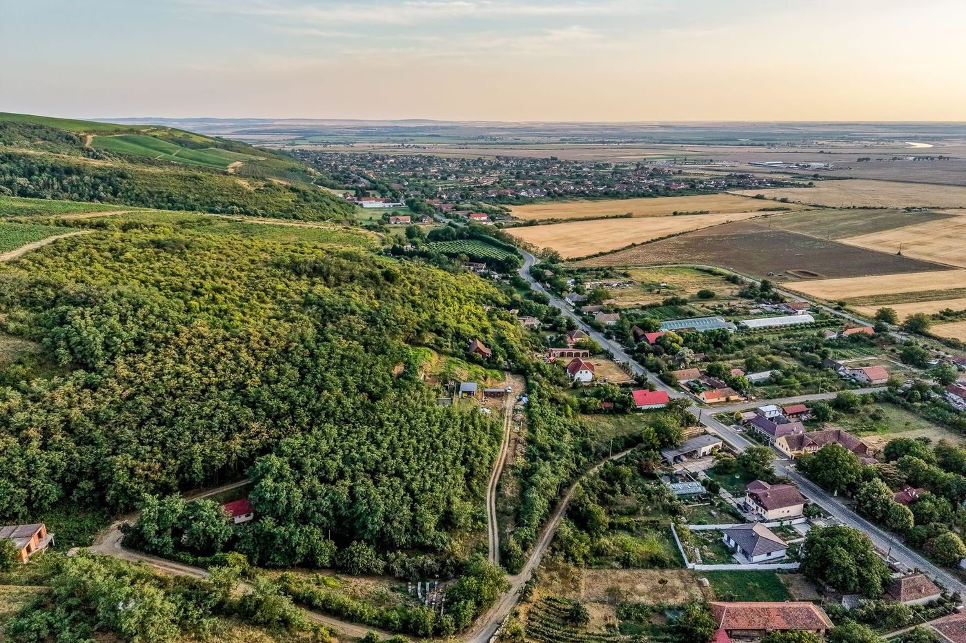 Teren în Miniș, pe deal, 1.150 mp, front 26 m, Drumul Vinului - Imagine principala