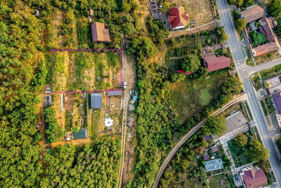 Teren în Miniș, pe deal, 1.150 mp, front 26 m, Drumul Vinului - foto 8