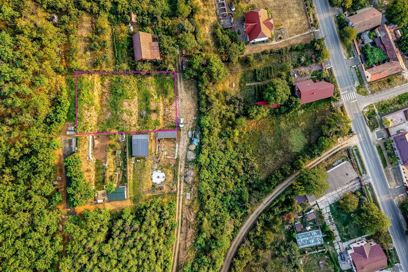 Teren în Miniș, pe deal, 1.150 mp, front 26 m, Drumul Vinului - foto 8