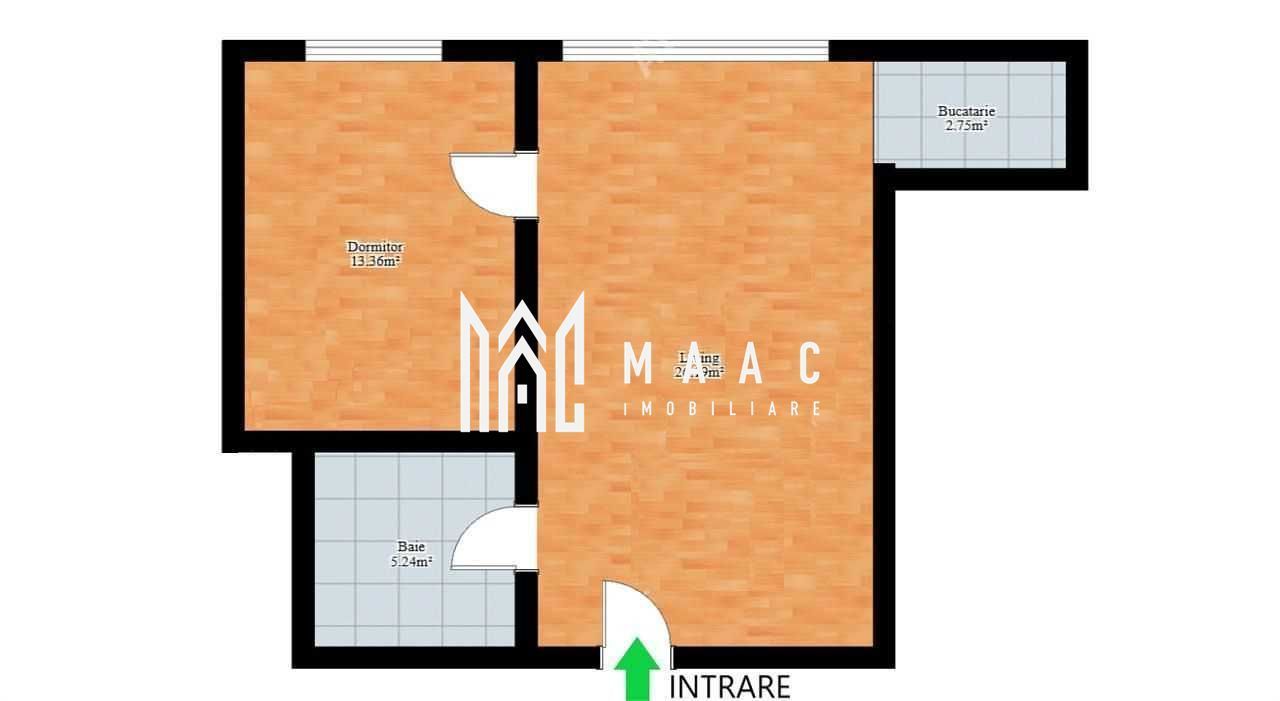 Apartament 2 camere | Balcon | 50 MPU | Lift |  Mihai Viteazul - foto 8
